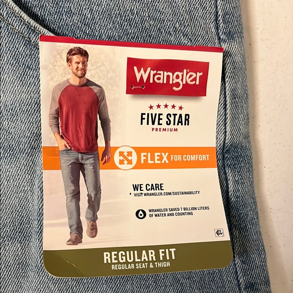 Wrangler Blue Regular fit Jeans Classic Fit medium light wash - Picture 2 of 8